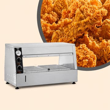 Makfry Warmhoudvitrine | Hot Display HD2 | RVS | Cap. 10KG |, Ophalen of Verzenden, Nieuw in verpakking