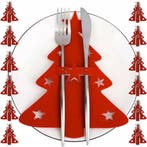 Ruhhy Bestekhouder met Kerstboomontwerp - Set van 12 voor..., Ophalen of Verzenden, Nieuw
