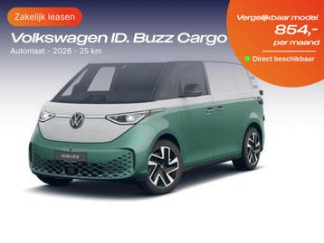 Volkswagen ID. Buzz Cargo | Zakelijk Leasen vanaf 484,- p/mn, Nieuw, Financial lease, Lease, Volkswagen