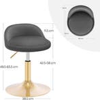 24goodz Make-up Kruk - Comfortabele Fluwelen Bekleding - In, Verzenden, Nieuw