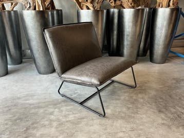 Veiling - Fauteuil Casper (2 stuks) Design - Lounge - Stof -, Nieuw