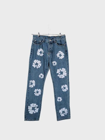 Unbranded Jeans Heren maat WW32 / L30 Blauw Vintage, Ophalen of Verzenden, Nieuw