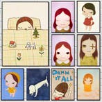 Japanse Cartoon Canvas Poster – Kunst Wanddecoratie Kinderka, Verzenden, Nieuw