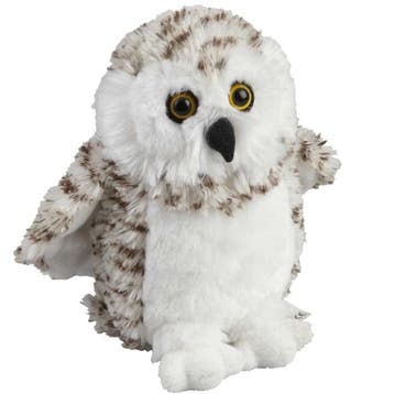 Sneeuwuil knuffel - pluche - 18 cm - vogel - dierenknuffel, Verzenden, Nieuw