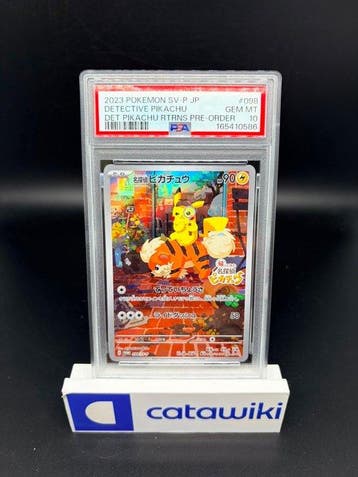 Pokémon - 1 Graded card - Detective Pikachu SV-P 098 PSA 10, Nieuw