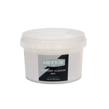 BrandNewCake Fondant Glazuur Wit 300g, Hobby en Vrije tijd, Taarten en Cupcakes maken, Verzenden, Nieuw