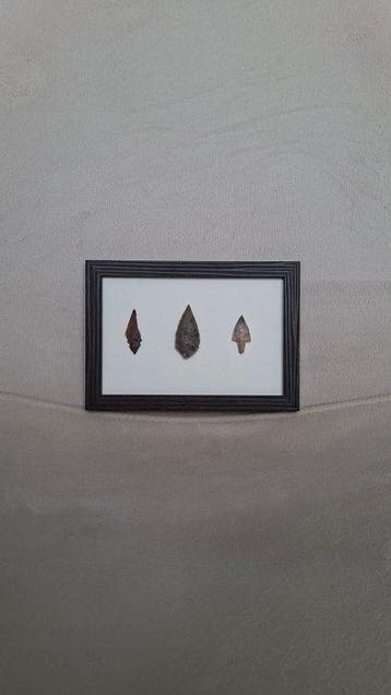 prehistorie vuursteen Pijlpunt - 120 mm (Zonder, Verzamelen, Mineralen en Fossielen