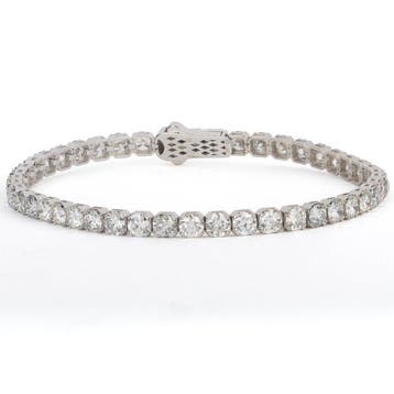 Zonder minimumprijs - Armband - 14 karaat Witgoud - 7.30ct., Nieuw
