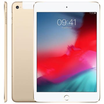 Apple iPad mini 4 7.9 128GB goud wifi (4G) + garantie, Computers en Software, Apple iPads, Nieuw