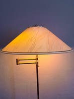 Holtkötter - Staande lamp - Messing, stof - Swing-arm Lamp, Huis en Inrichting, Nieuw