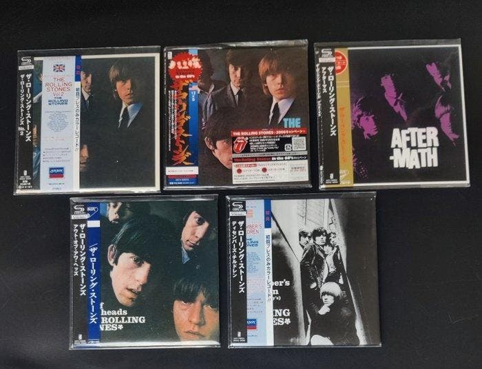 De Rolling Stones - Japanese Paper sleeve SHMCD Lot Of 5 -, Cd's en Dvd's, Vinyl Singles
