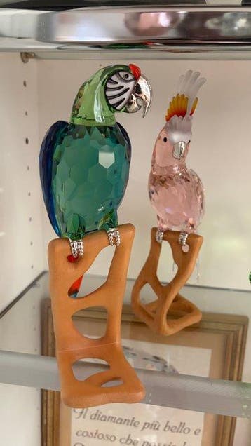 Swarovski - Beeldje - Swarovski Crystal Paradise – Coppia di