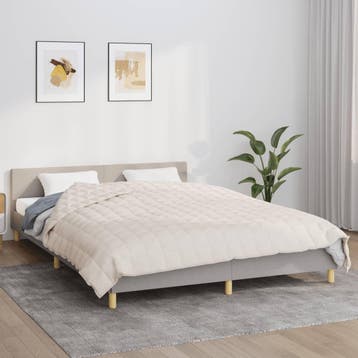 vidaXL Verzwaringsdeken 220x240 cm 11 kg stof, Verzenden, Nieuw