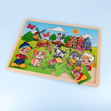 Houten legpuzzel - Holland, Ophalen of Verzenden, Nieuw