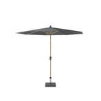 Platinum 300Ø Riva teaklook frame antraciet doek - Parasol, Tuin en Terras, Parasols, Nieuw