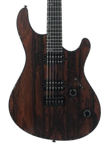 Mayones Regius 6 Trans Natural Matt Ziricote 2017, Ophalen of Verzenden, Zo goed als nieuw, Solid body