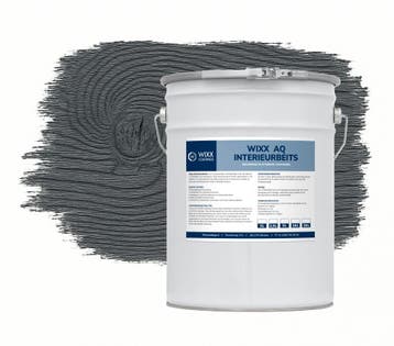 Wixx AQ Interieurbeits Antraciet 5L, Minder dan 5 liter, Verzenden, Nieuw, Beits