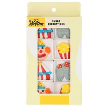 Wilton Suikerdecoratie Circus 8st., Verzenden, Nieuw