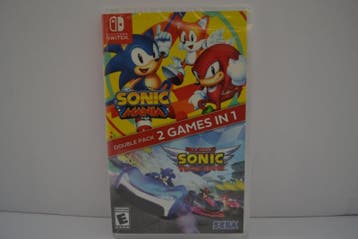 Sonic Mania + Team Sonic Racing Double Pack - SEALED (SWITCH, Verzenden, Zo goed als nieuw, Online