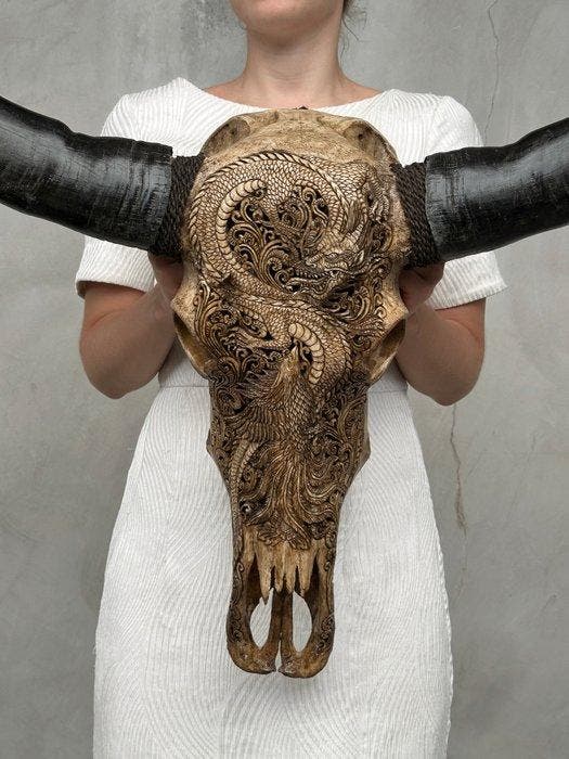 GEEN RESERVEPRIJS - C - Authentieke grote bruine, Antiek en Kunst, Kunst | Designobjecten