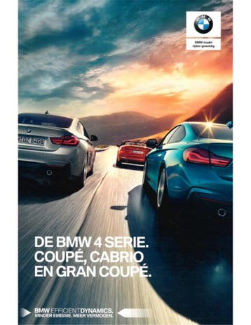 2018 BMW 4 SERIE BROCHURE NEDERLANDS, Nieuw, BMW, Author