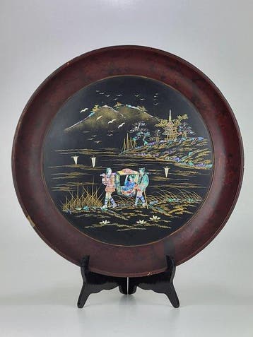 Schaal - Hout - Large Wood Charger