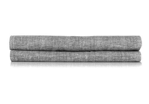 ZoHome Laken Lino Dark Grey - 100% Katoen, Huis en Inrichting, Slaapkamer | Beddengoed