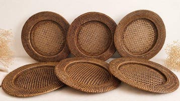 TOGO - Flamant - Onderbord (6) - Bamboe, caning,