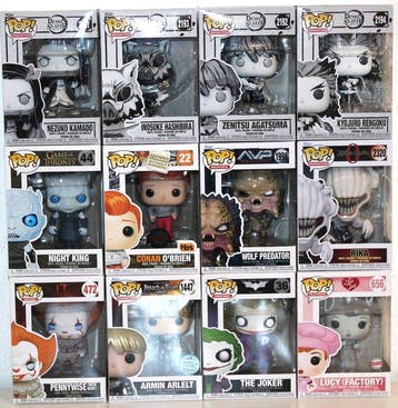 Funko - Funko Pop Set (12) Demon Slayer, Jujutsu Kaisen, AVP, Antiek en Kunst