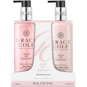 Grace Cole Wild Fig & Pink Cedar Hand Care Duo - 300+300ml, Ophalen of Verzenden, Nieuw, Overige typen