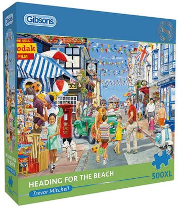 Gibsons legpuzzel strand 500XL grot van €19,99 voor €9,99, Ophalen of Verzenden, Nieuw