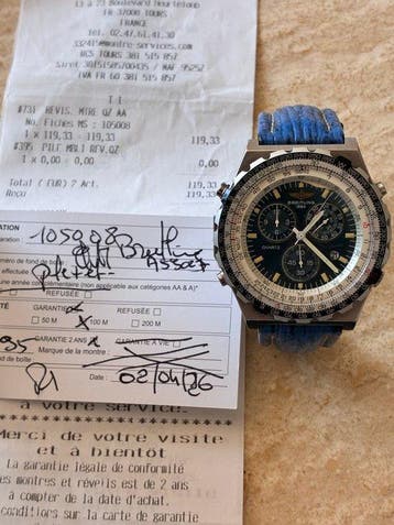 Breitling - Pilot Jupiter - Vintage - Full Reviced - Zonder, Nieuw