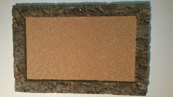 Kurk Prikbord met Schorslijst – 60 x 90 cm – Zelfklevend, Ophalen of Verzenden, Nieuw