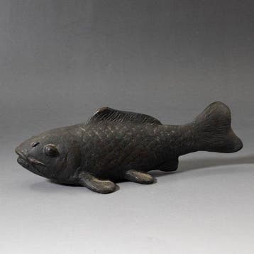 Bronzen karpersculptuur - Brons - Naoki Tominaga (,