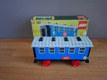 Lego Set - 137 - Train - 137 Passenger Coach, Nieuw
