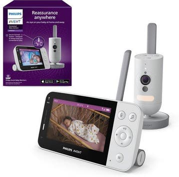 SHOWMODEL Philips Avent Babyfoon met camera en app - Lichtgr, Verzenden, Nieuw