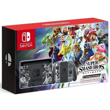 Nintendo Switch Console Set Super Smash Limited Edition V..., Spelcomputers en Games, Ophalen of Verzenden, Zo goed als nieuw