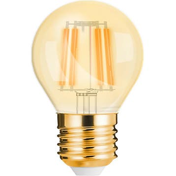 Voordeelpak 10x LED Lamp E27 Kogel Filament - Brinton -, Ophalen of Verzenden, Nieuw, E27 (groot), Led-lamp