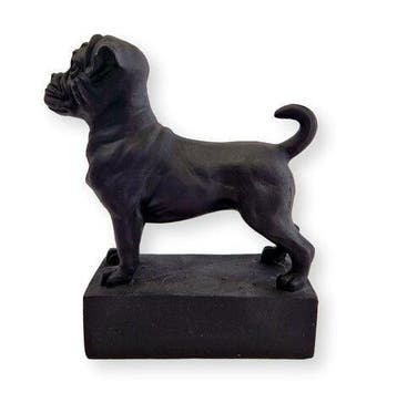 Prachtige Urn voor uw overleden hond Boxer 15x13cm., Nieuw