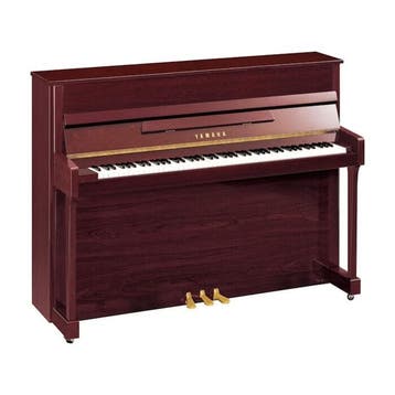 Yamaha B2E PM messing piano (mahonie hoogglans), Nieuw, Bruin, Piano