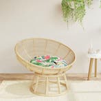 vidaXL Kussen rond Ø 60x11 cm oxford stof meerkleurig, Huis en Inrichting, Woonaccessoires | Kussens, Verzenden, Nieuw
