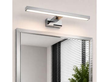Veiling - 2 x LED Spiegel-/Schilderijlamp 8W – Chroom –, Nieuw