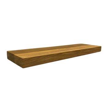 Houten wandplank - Oak - Klein - 4cm dik eiken - Recht, Verzenden, Nieuw
