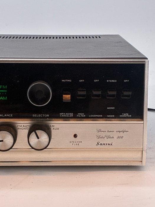 Sansui - Solid State 800 (very rare) Solid state stereo, Audio, Tv en Foto, Radio's