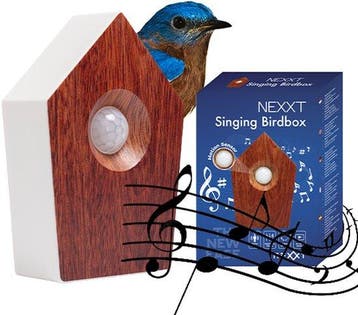 Nexxt Vogelgeluiden Huisje - Met Sensor - Hout, Verzenden, Nieuw
