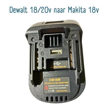Adapter voor accu  Makita Dyson Bosch, Verzenden, Nieuw