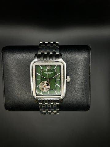 Emporio Armani - Meccanico Automatic Green Deal Man Watch -, Nieuw