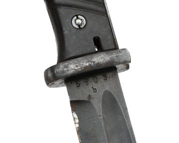 Twee bajonetten, model: K98 en M1916, Duitsland en België