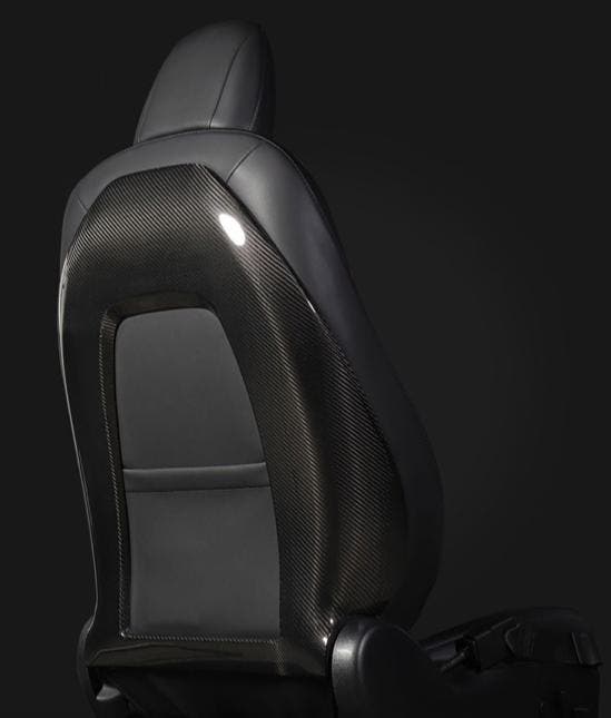 Carbon stoel covers Tesla Model 3, Auto diversen, Tuning en Styling, Verzenden