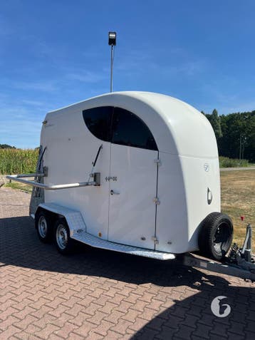 Luxe Bucker Careliner 2-Paards uit 2019!, Ophalen, Zo goed als nieuw, Aluminium, 2-paards trailer